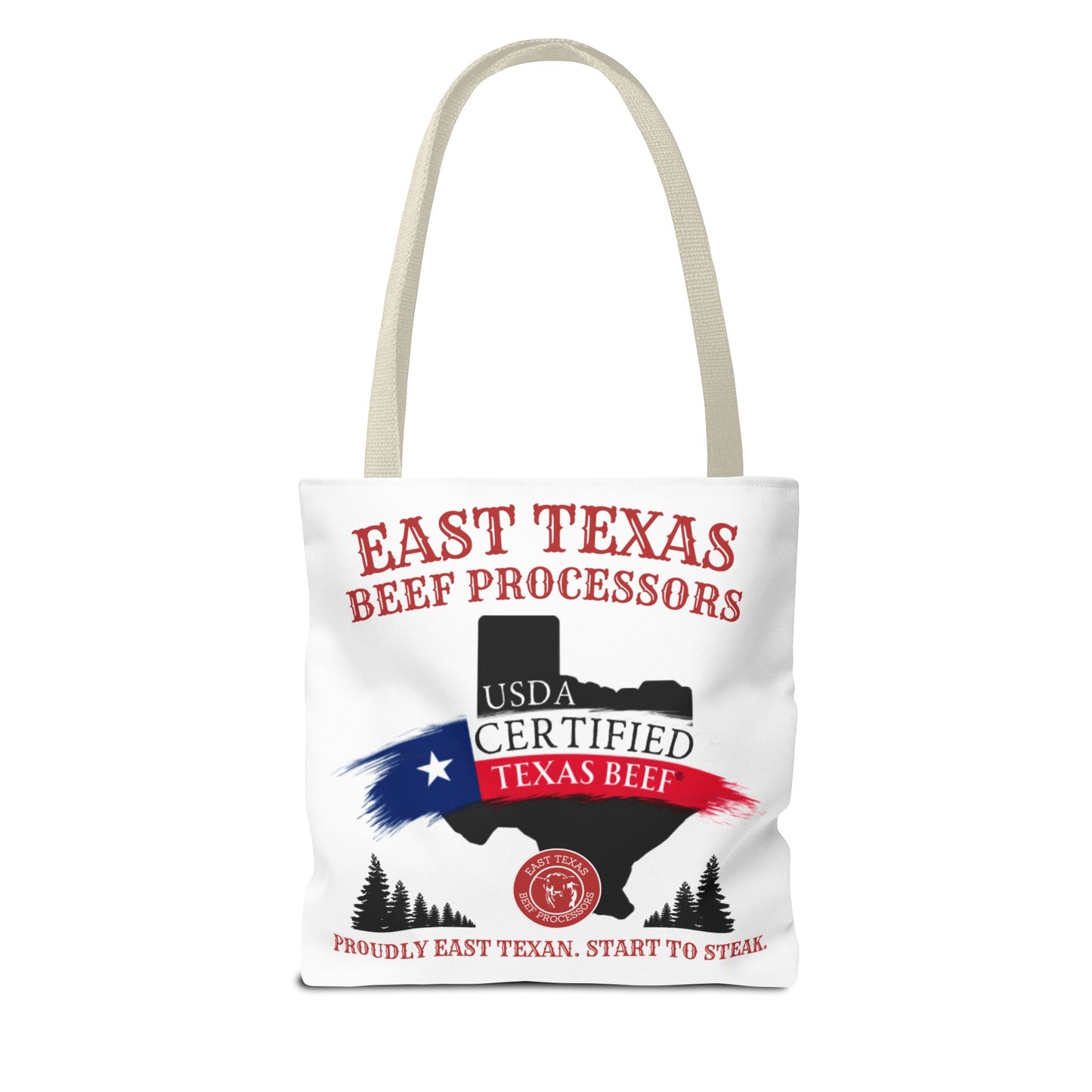 East Texas Beef Processors Tote Bag | Texas Pride, Farmers Market, BBQ Lovers, Grocery Shopping, Gift for Meat Enthusiasts