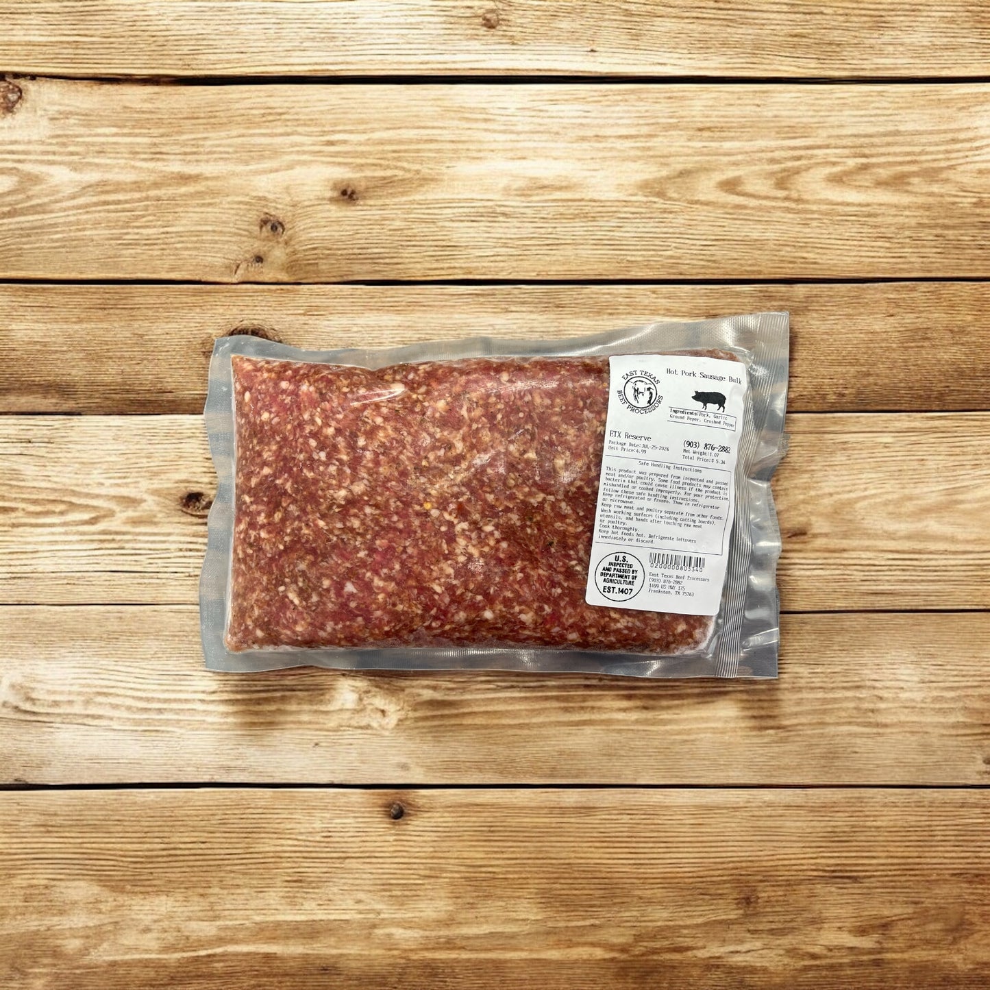 Hot Country Breakfast Sausage