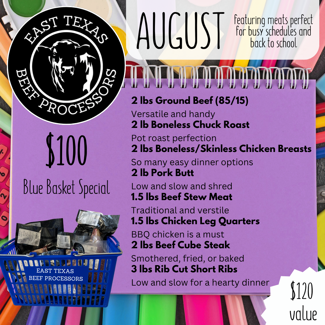 AUGUST Blue Basket Special