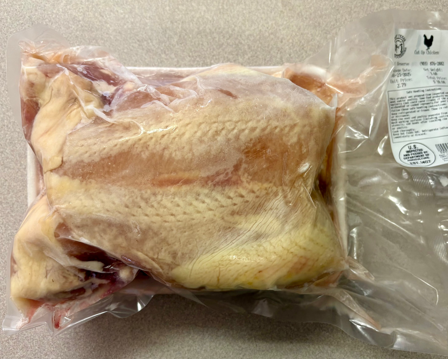 Cut Up Whole Chicken