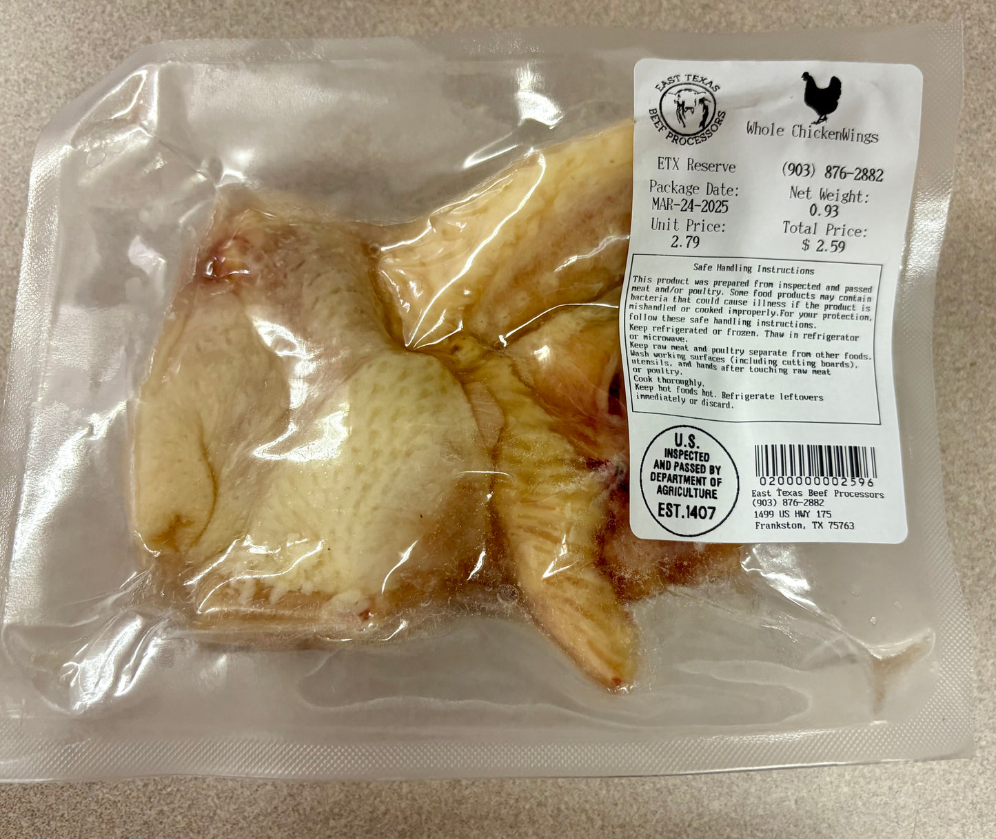 Whole Chicken Wings