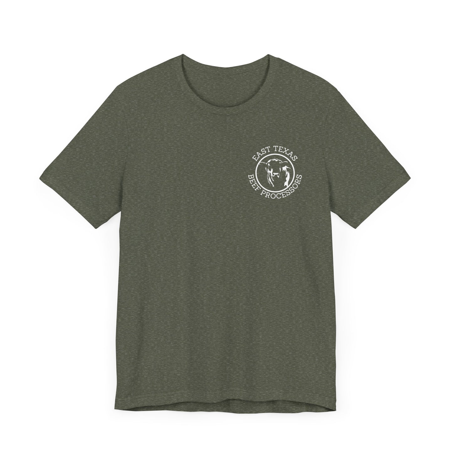 East Texas Beef Processors Tee, Unisex Short Sleeve Tee, Casual Wear, Texas Pride Shirt, Gift for Texans, Farm Life Apparel