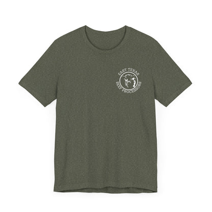 East Texas Beef Processors Tee, Unisex Short Sleeve Tee, Casual Wear, Texas Pride Shirt, Gift for Texans, Farm Life Apparel