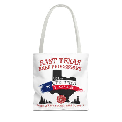 East Texas Beef Processors Tote Bag | Texas Pride, Farmers Market, BBQ Lovers, Grocery Shopping, Gift for Meat Enthusiasts