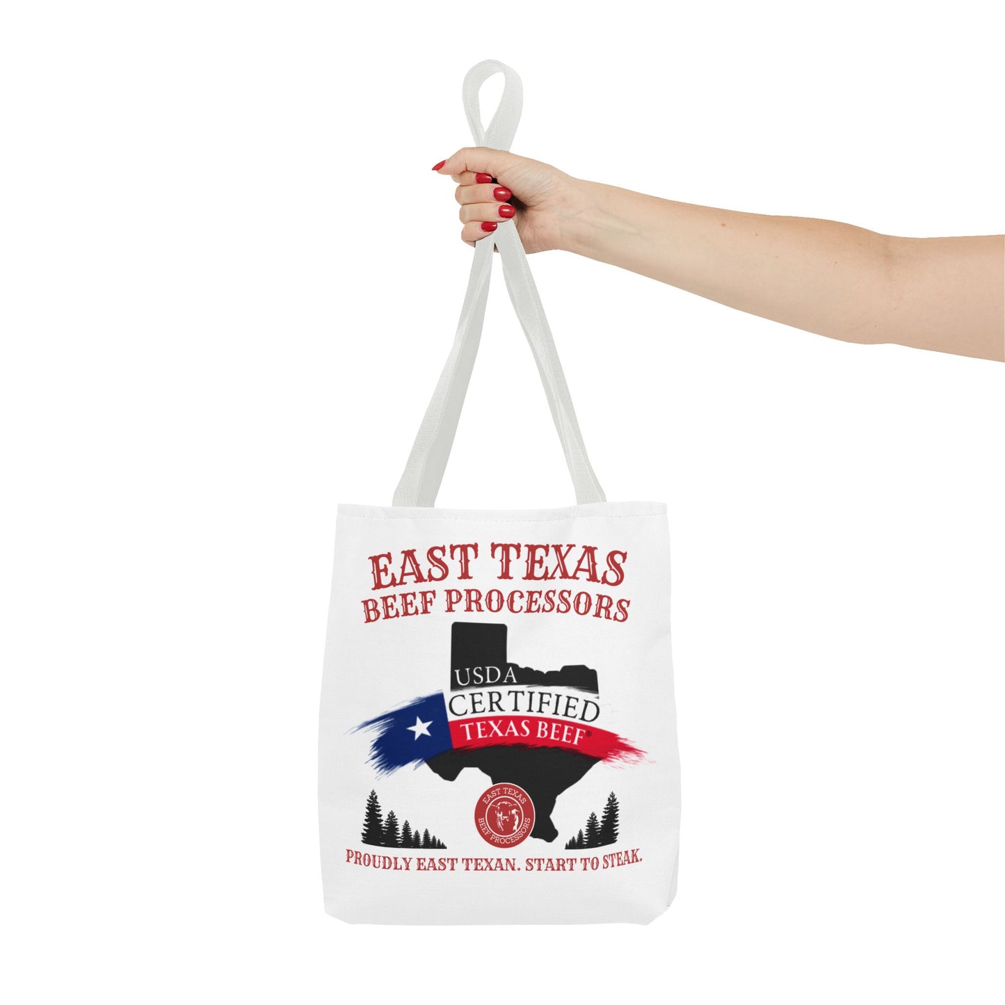 East Texas Beef Processors Tote Bag | Texas Pride, Farmers Market, BBQ Lovers, Grocery Shopping, Gift for Meat Enthusiasts