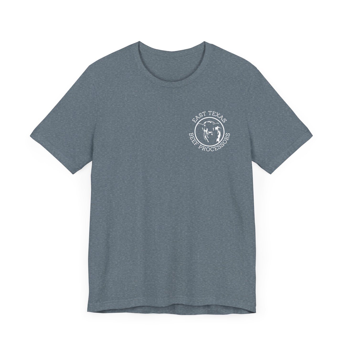 East Texas Beef Processors Tee, Unisex Short Sleeve Tee, Casual Wear, Texas Pride Shirt, Gift for Texans, Farm Life Apparel