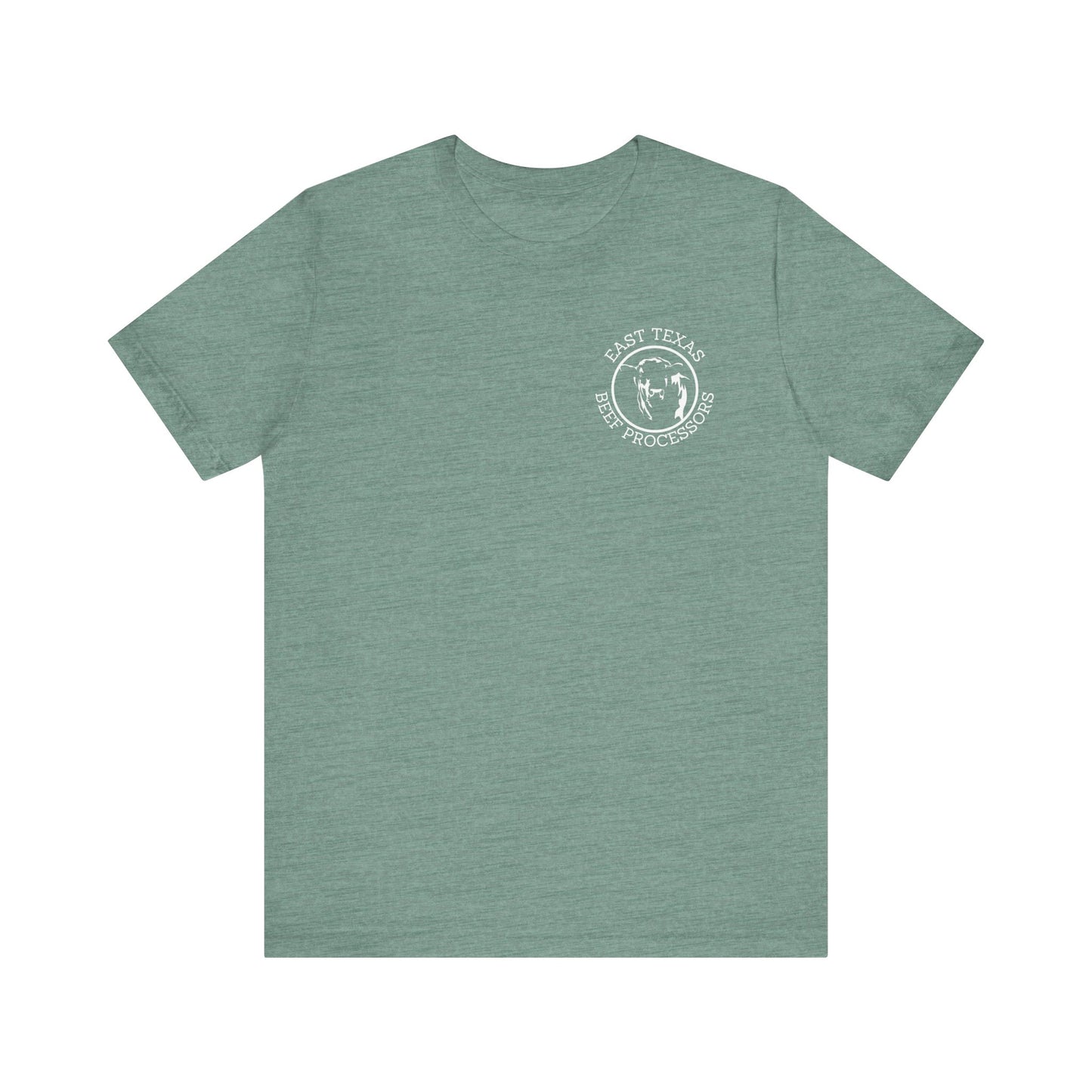 East Texas Beef Processors Tee, Unisex Short Sleeve Tee, Casual Wear, Texas Pride Shirt, Gift for Texans, Farm Life Apparel