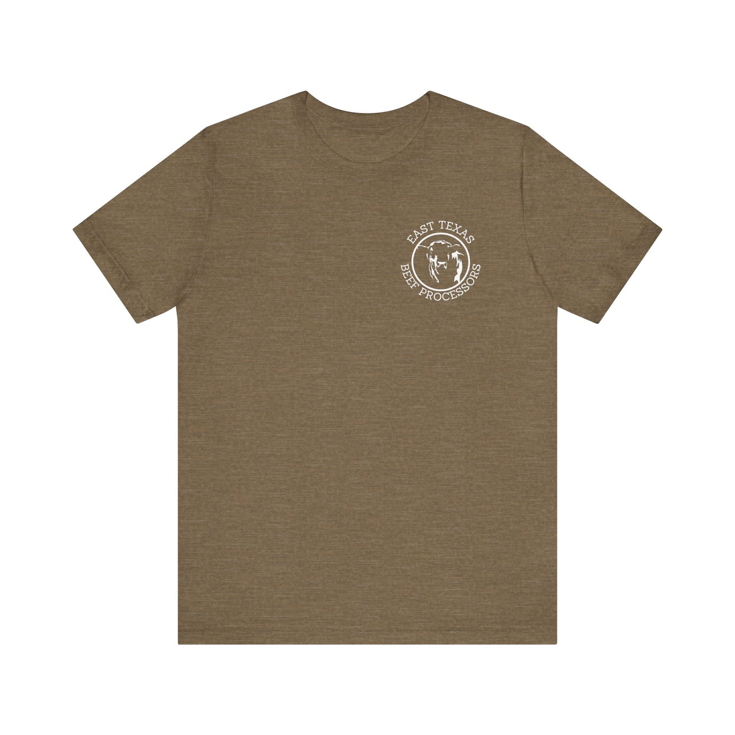 East Texas Beef Processors Tee, Unisex Short Sleeve Tee, Casual Wear, Texas Pride Shirt, Gift for Texans, Farm Life Apparel