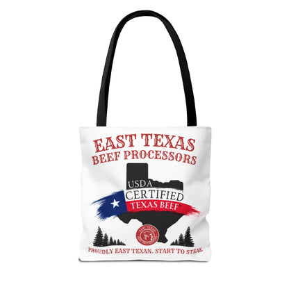 East Texas Beef Processors Tote Bag | Texas Pride, Farmers Market, BBQ Lovers, Grocery Shopping, Gift for Meat Enthusiasts