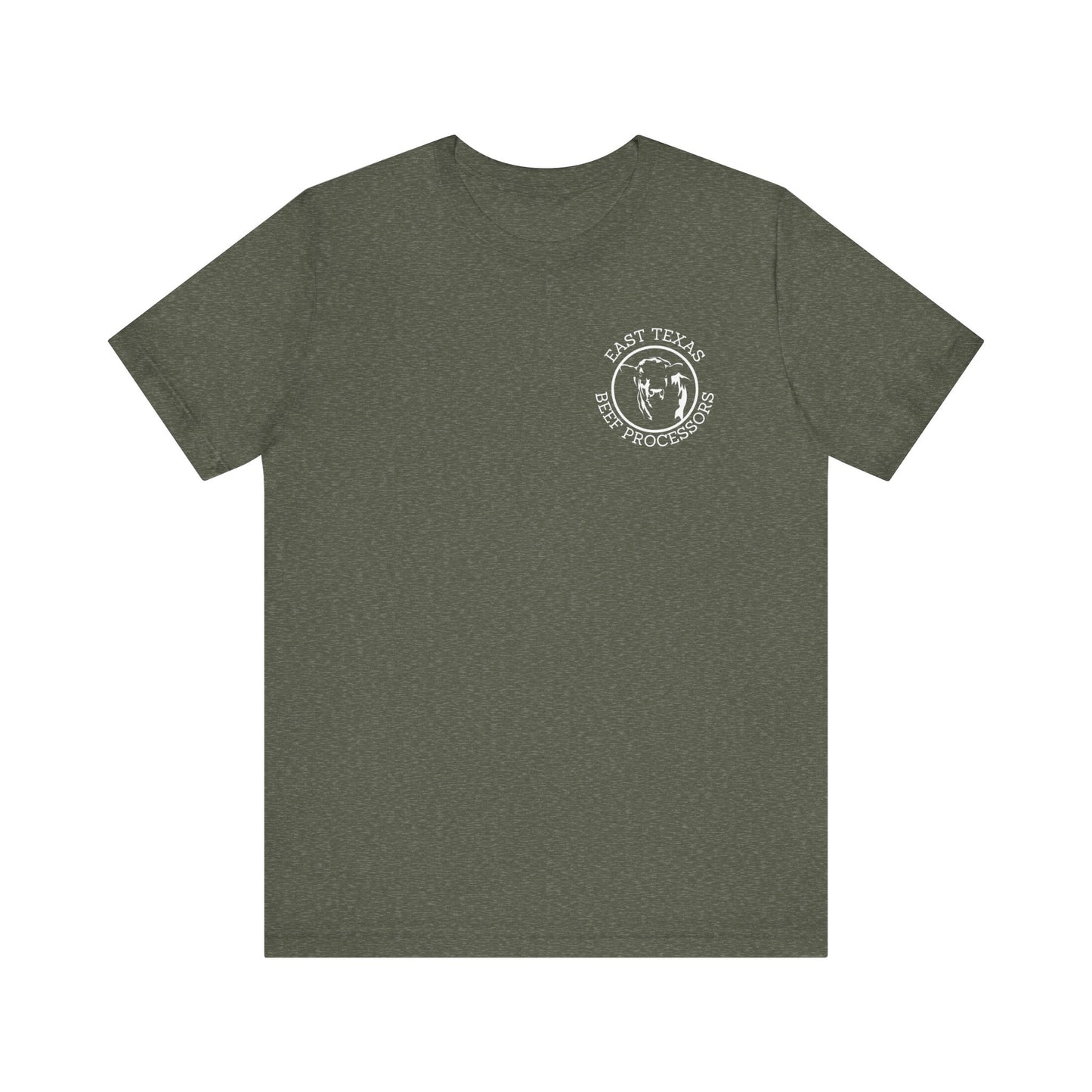 East Texas Beef Processors Tee, Unisex Short Sleeve Tee, Casual Wear, Texas Pride Shirt, Gift for Texans, Farm Life Apparel