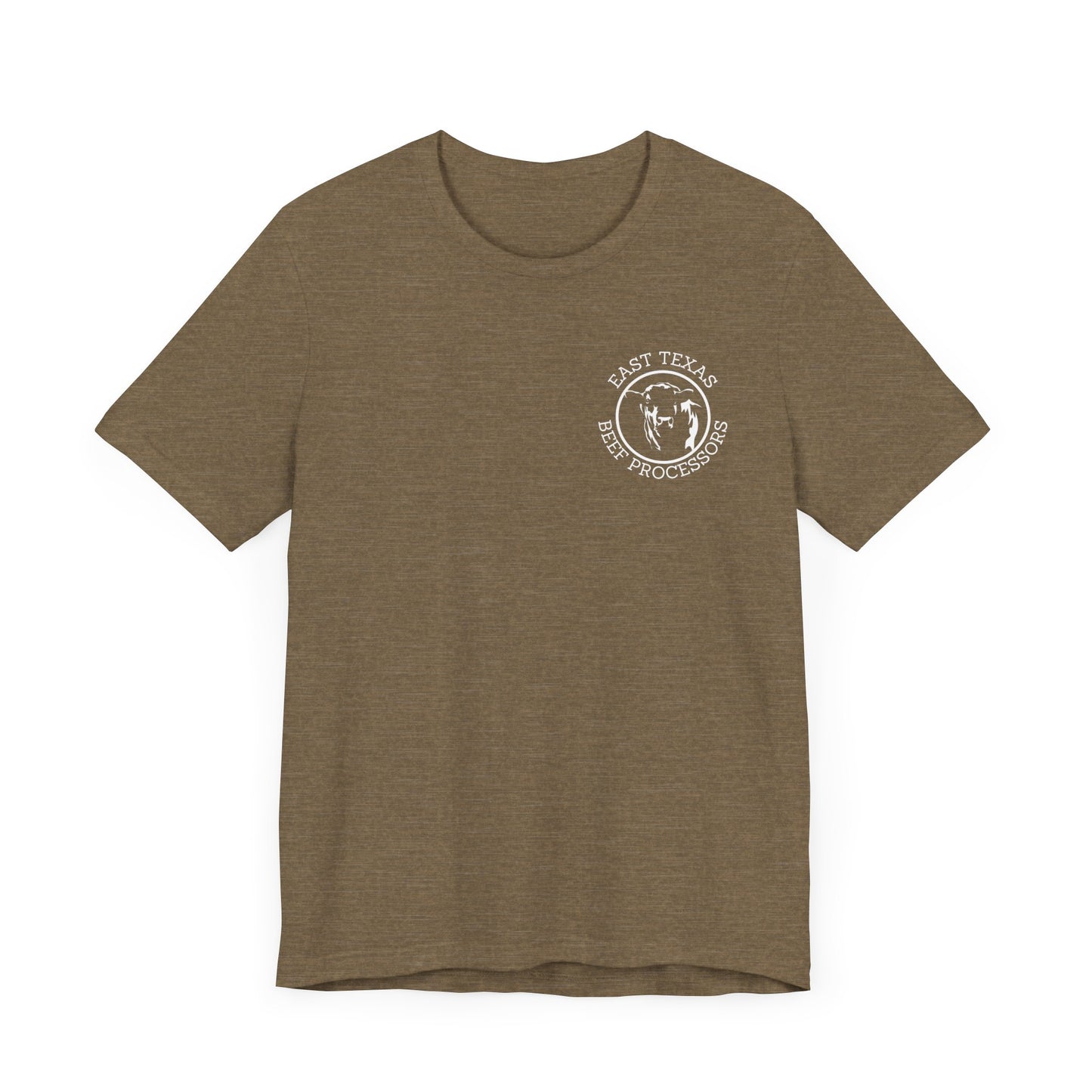East Texas Beef Processors Tee, Unisex Short Sleeve Tee, Casual Wear, Texas Pride Shirt, Gift for Texans, Farm Life Apparel