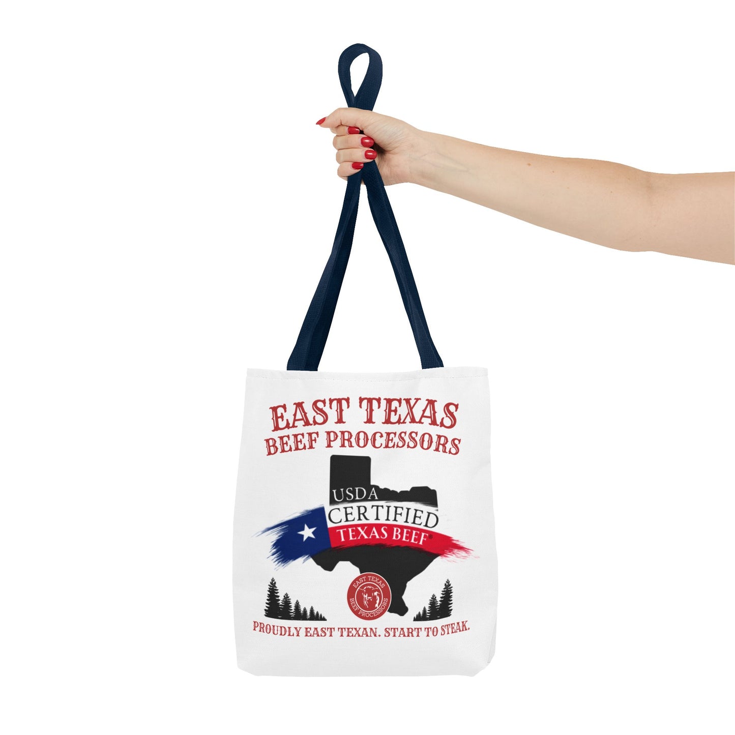 East Texas Beef Processors Tote Bag | Texas Pride, Farmers Market, BBQ Lovers, Grocery Shopping, Gift for Meat Enthusiasts
