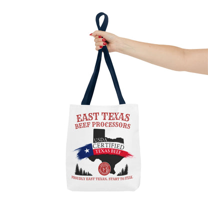 East Texas Beef Processors Tote Bag | Texas Pride, Farmers Market, BBQ Lovers, Grocery Shopping, Gift for Meat Enthusiasts