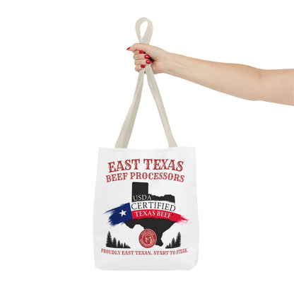 East Texas Beef Processors Tote Bag | Texas Pride, Farmers Market, BBQ Lovers, Grocery Shopping, Gift for Meat Enthusiasts