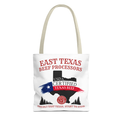 East Texas Beef Processors Tote Bag | Texas Pride, Farmers Market, BBQ Lovers, Grocery Shopping, Gift for Meat Enthusiasts