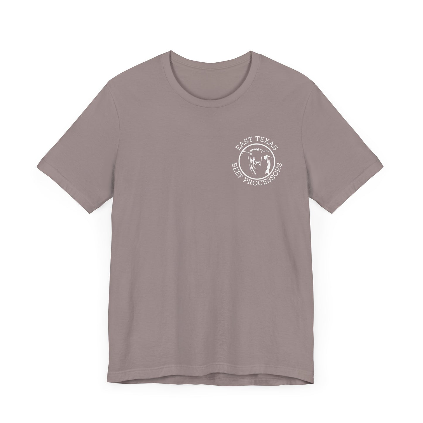 East Texas Beef Processors Tee, Unisex Short Sleeve Tee, Casual Wear, Texas Pride Shirt, Gift for Texans, Farm Life Apparel