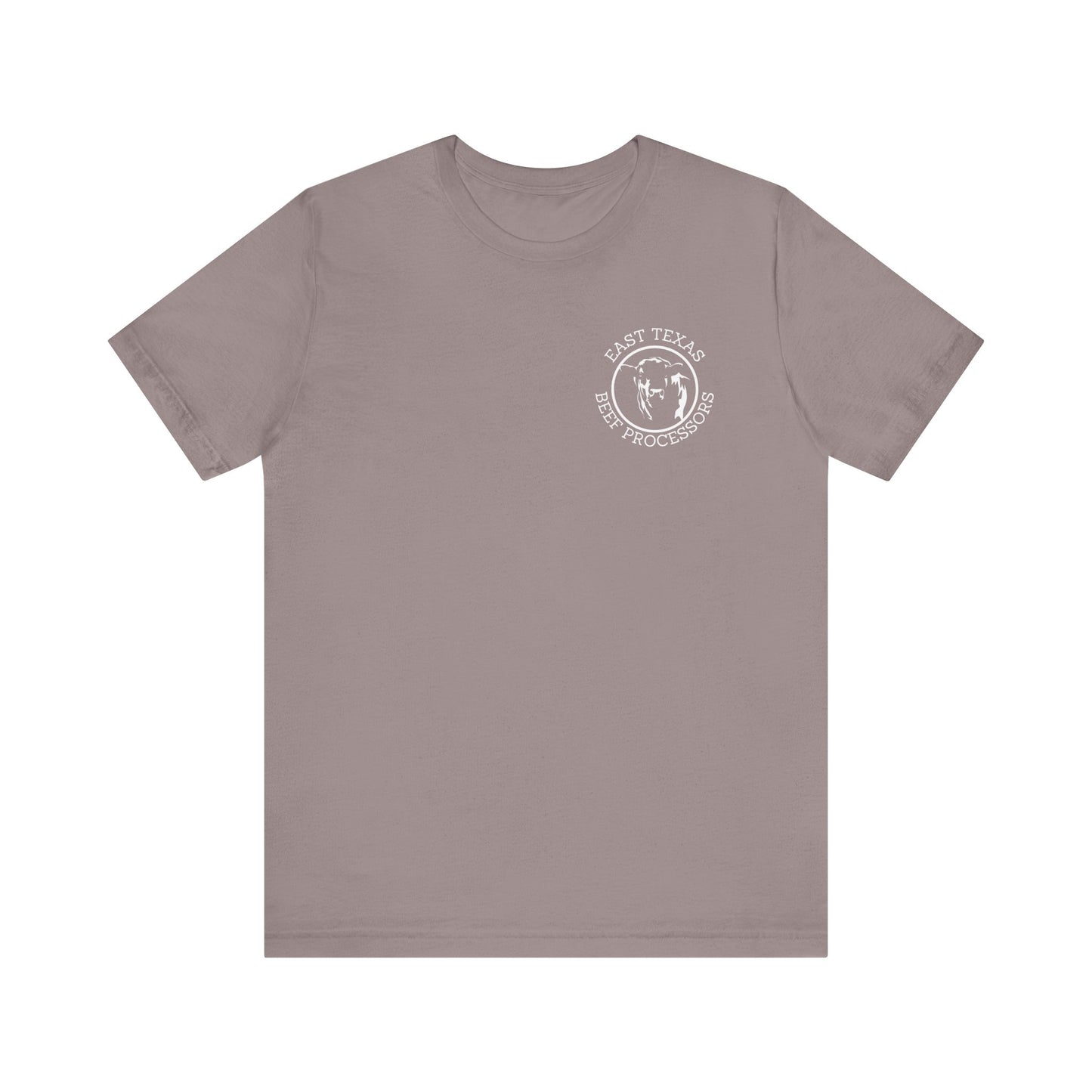 East Texas Beef Processors Tee, Unisex Short Sleeve Tee, Casual Wear, Texas Pride Shirt, Gift for Texans, Farm Life Apparel