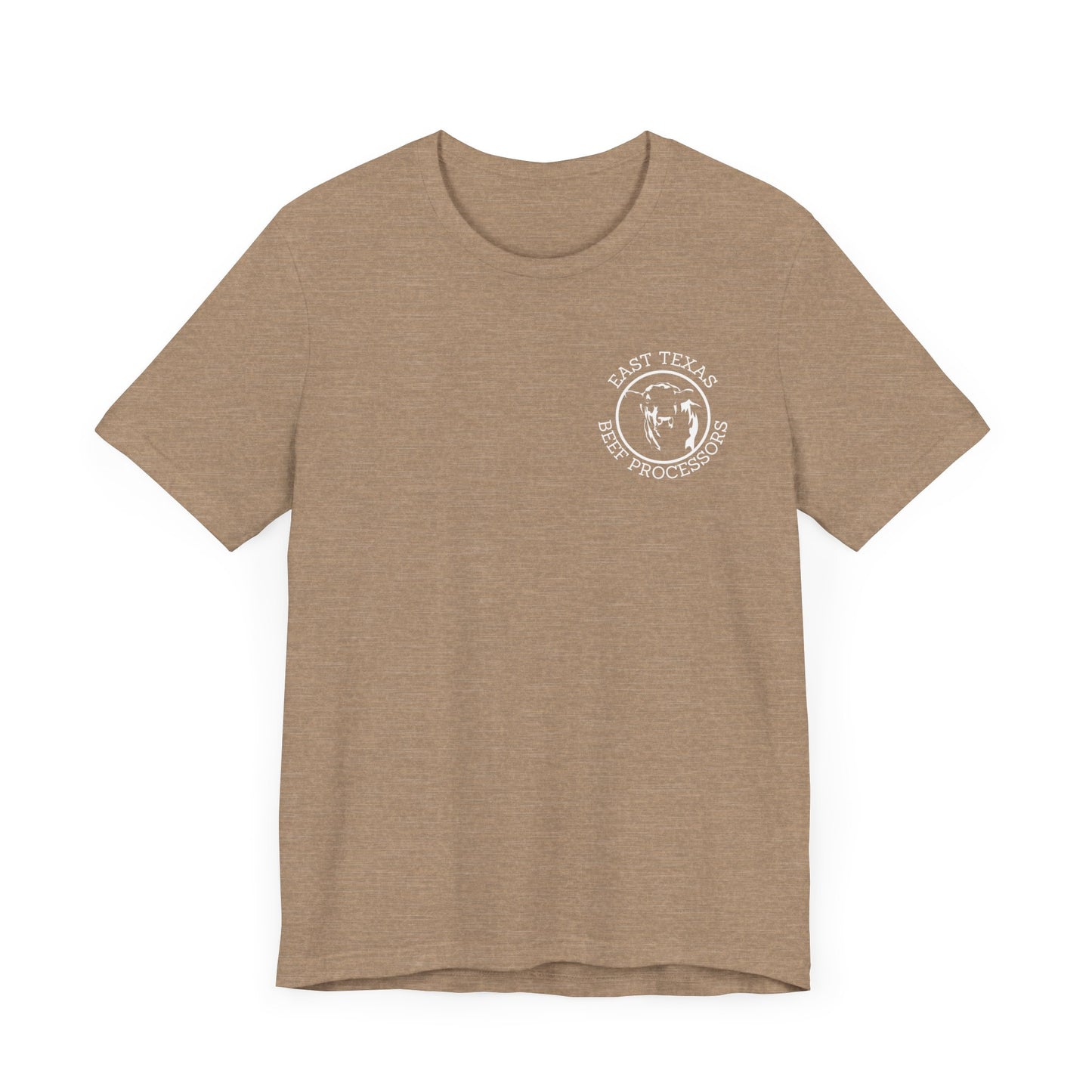 East Texas Beef Processors Tee, Unisex Short Sleeve Tee, Casual Wear, Texas Pride Shirt, Gift for Texans, Farm Life Apparel