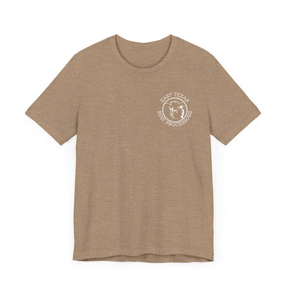 East Texas Beef Processors Tee, Unisex Short Sleeve Tee, Casual Wear, Texas Pride Shirt, Gift for Texans, Farm Life Apparel
