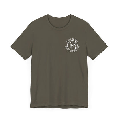East Texas Beef Processors Tee, Unisex Short Sleeve Tee, Casual Wear, Texas Pride Shirt, Gift for Texans, Farm Life Apparel