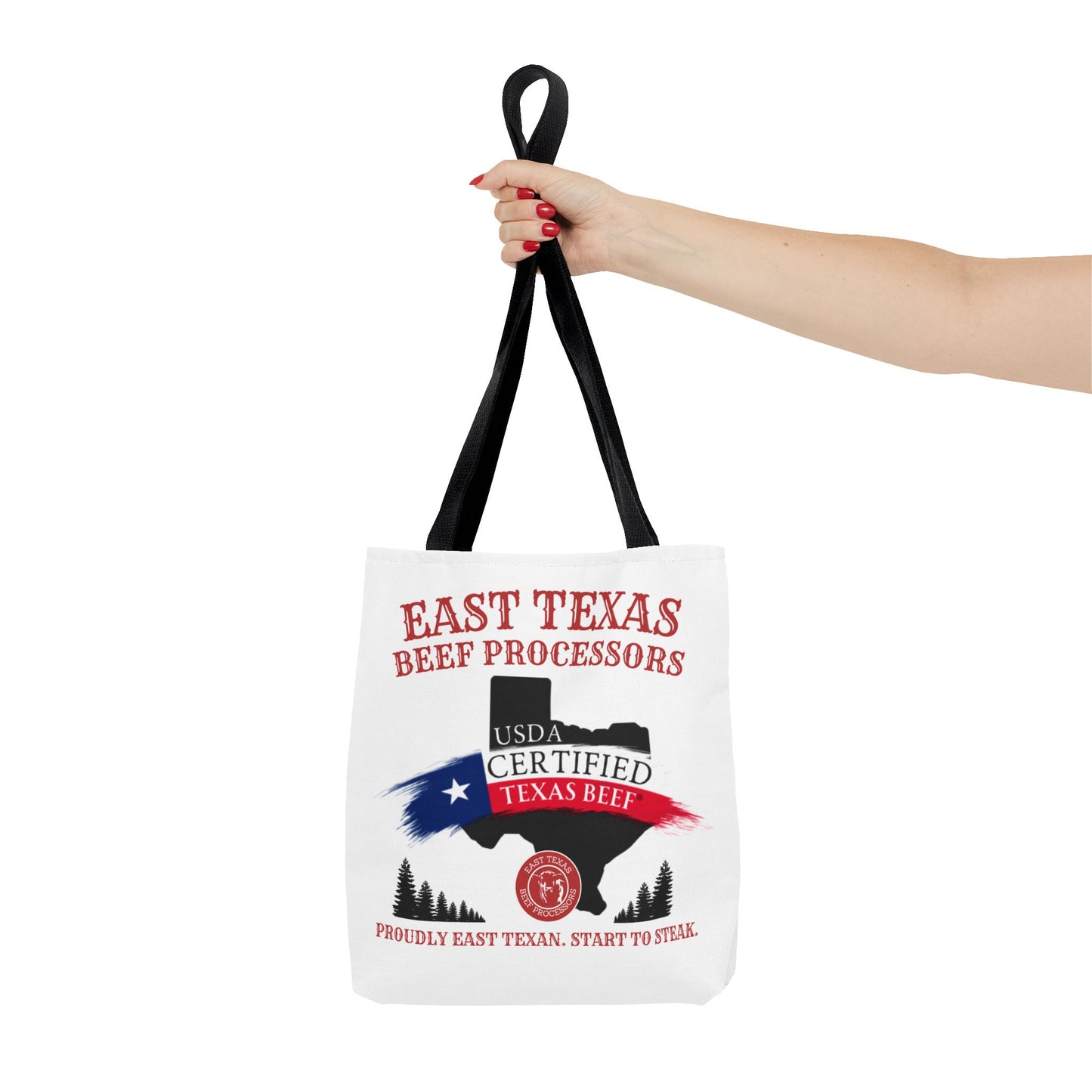 East Texas Beef Processors Tote Bag | Texas Pride, Farmers Market, BBQ Lovers, Grocery Shopping, Gift for Meat Enthusiasts