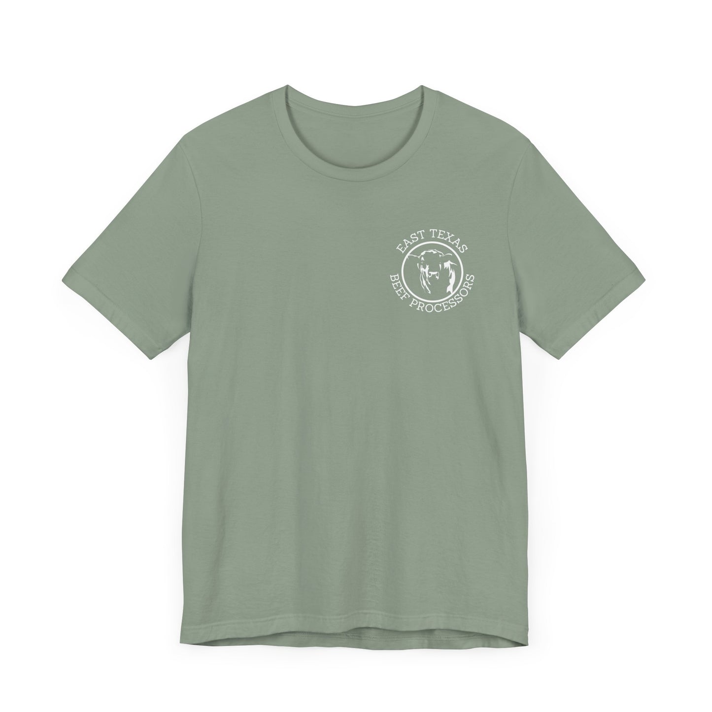 East Texas Beef Processors Tee, Unisex Short Sleeve Tee, Casual Wear, Texas Pride Shirt, Gift for Texans, Farm Life Apparel