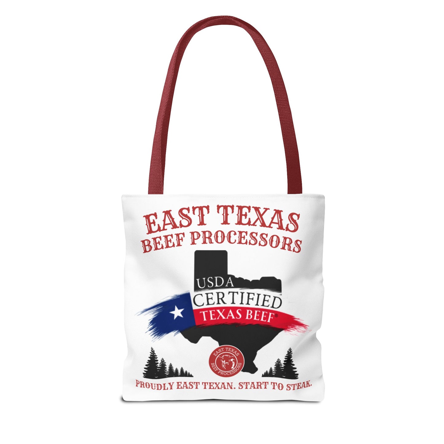 East Texas Beef Processors Tote Bag | Texas Pride, Farmers Market, BBQ Lovers, Grocery Shopping, Gift for Meat Enthusiasts