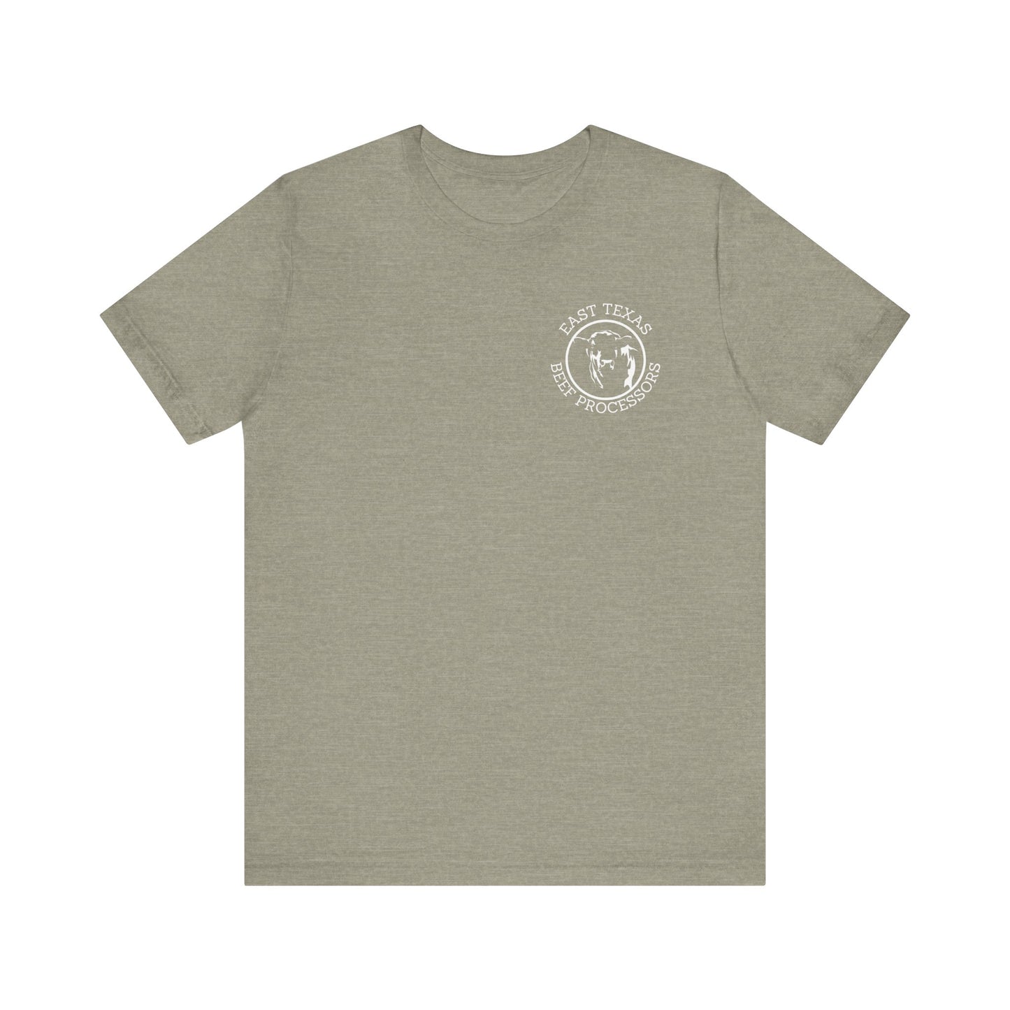 East Texas Beef Processors Tee, Unisex Short Sleeve Tee, Casual Wear, Texas Pride Shirt, Gift for Texans, Farm Life Apparel