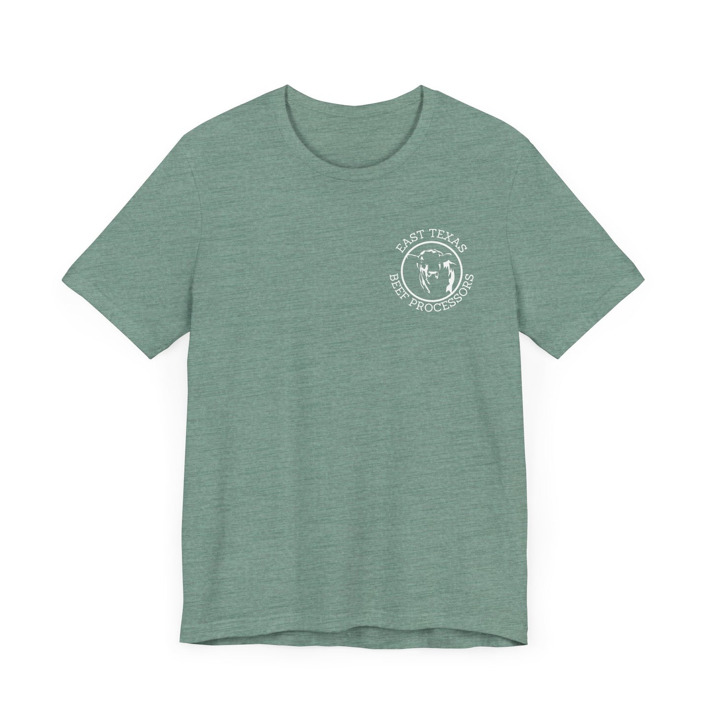 East Texas Beef Processors Tee, Unisex Short Sleeve Tee, Casual Wear, Texas Pride Shirt, Gift for Texans, Farm Life Apparel