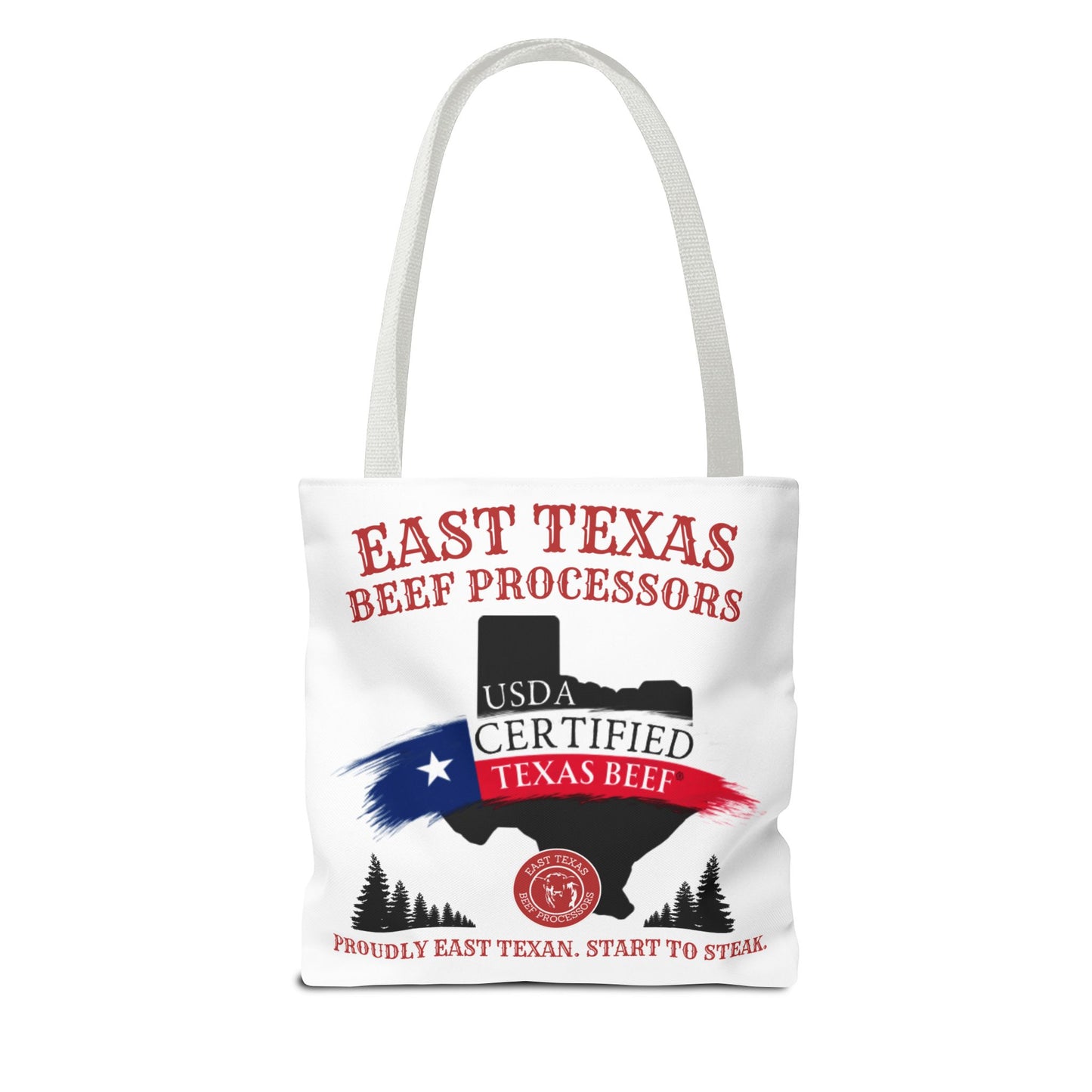 East Texas Beef Processors Tote Bag | Texas Pride, Farmers Market, BBQ Lovers, Grocery Shopping, Gift for Meat Enthusiasts