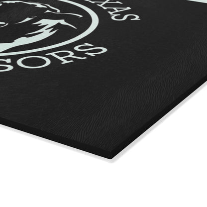 Custom Glass Cutting Board with East Texas Beef Processors Design, Kitchen Gift, Home Decor, Unique Housewarming, Farmhouse Style
