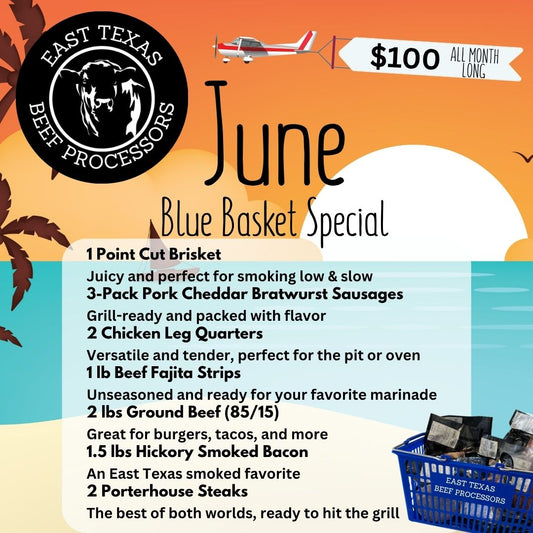 JUNE Blue Basket Special