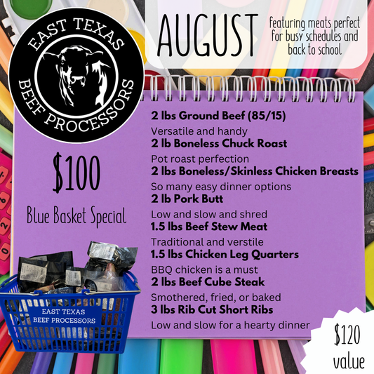 AUGUST Blue Basket Special